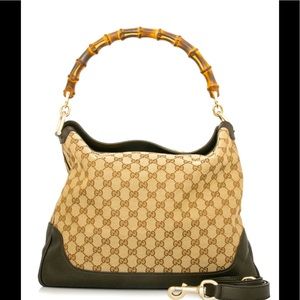 GucciSOLD😍😍😍😍 Diana monogram bamboo handbag